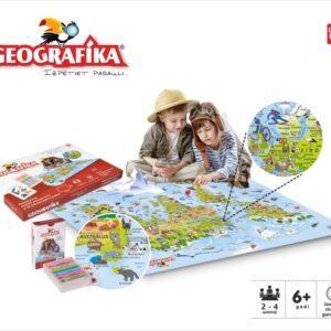 Ģeogrāfika - Izpēti pasauli 360, izglītojoša galda spēle Latviešu valodā