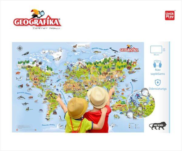 Ģeogrāfika - Izpēti pasauli 360, izglītojoša galda spēle Latviešu valodā