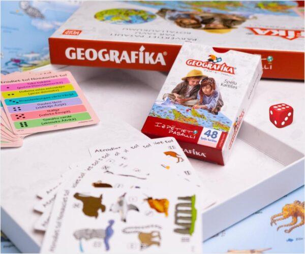 Ģeogrāfika - Izpēti pasauli 360, izglītojoša galda spēle Latviešu valodā